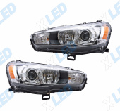�������� ��� Mitsubishi Lancer (2007-2010) � bi-led ������� �8 X-LED