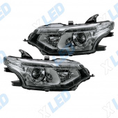 �������� ��� Mitsubishi Outlander (2014-2015) � bi-led ������� �4 X-LED, ����������� ������