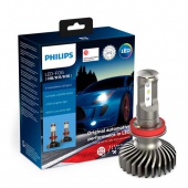 Комплект светодиодных ламп H8/H11/H16 Philips X-treme Ultinon LED gen2 +250% (11366XUWX2)