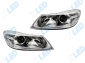 �������� ��� Skoda Octavia A5 (2009-2012) � bi-led ������� �V6 X-LED, ����������� �������