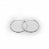 ���������� ������ BMW 3 (E46) 2001-2007 (������ 2*131��/2*146��) white+yellow