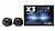 - (Bi-Led)  X-LED X3 Truck 24V 3.0 6000